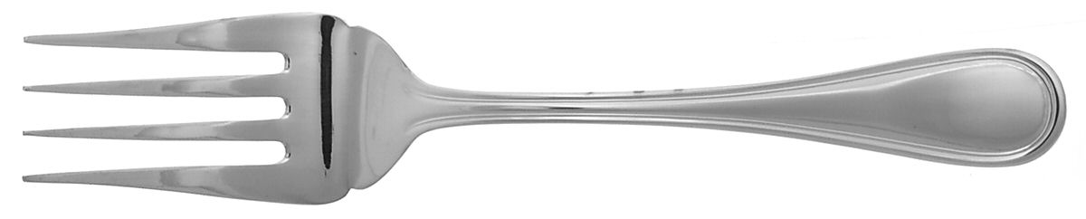 Edgewood (Silverplate, 1993) Medium Solid Cold Meat Serving Fork by International Silver-1