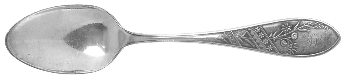 Egyptian (Silverplate, 1879) Monogram Teaspoon by International Silver-1