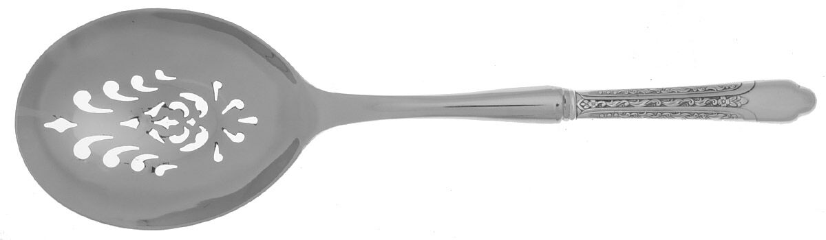 Elegance (Sterling, 1934) Casserole Spoon with Pierced Stainless Bowl HC by International Silver-1