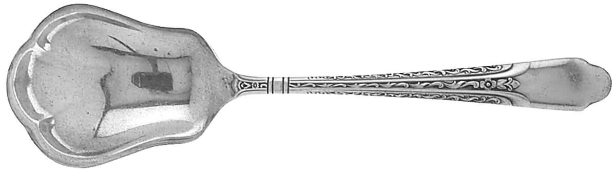 Elegance (Sterling, 1934) Sugar Shell Spoon by International Silver-1