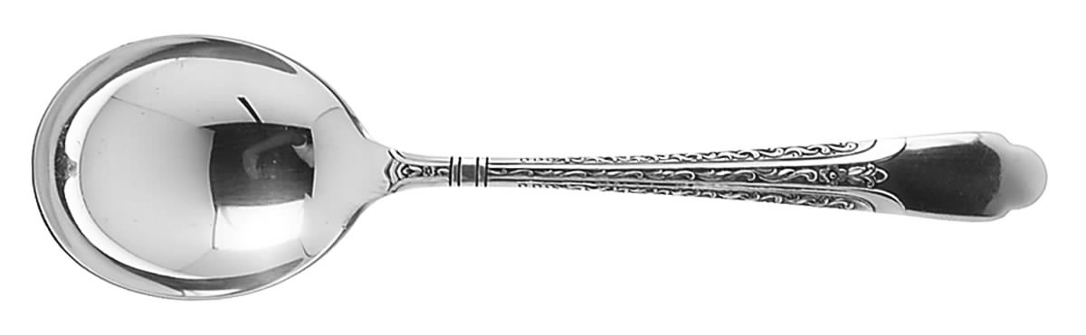 Elegance (Sterling, 1934) Round Bowl Soup Spoon (Cream Soup) by International Silver-1