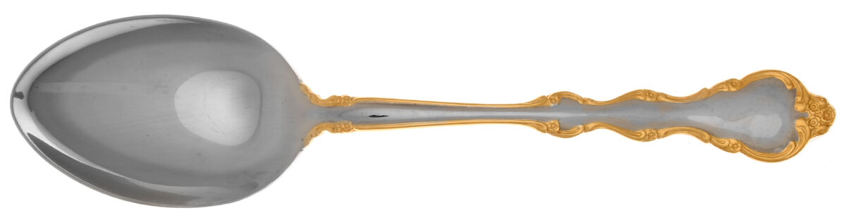 Elegance Gold (Stainless) Tablespoon (Serving Spoon) by International Silver-1