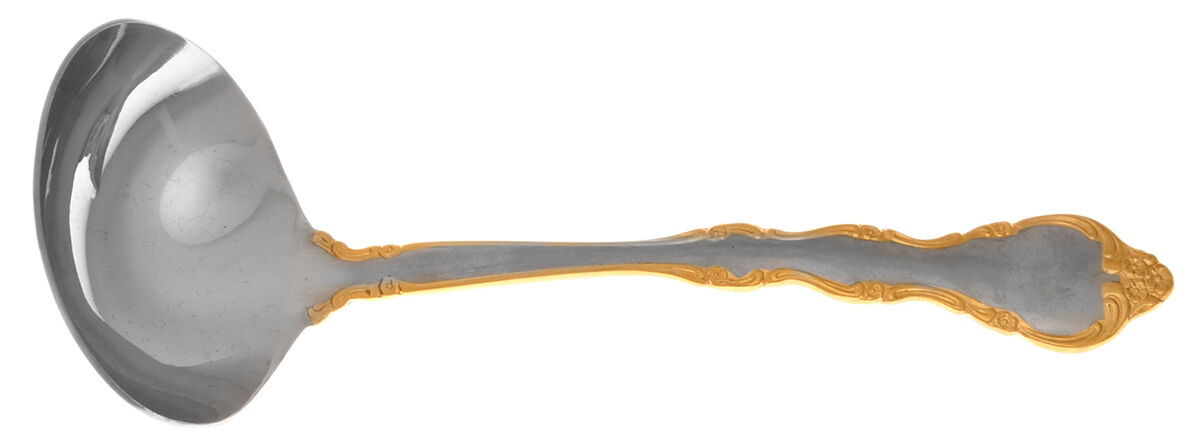 Elegance Gold (Stainless) Solid Gravy Ladle by International Silver-1