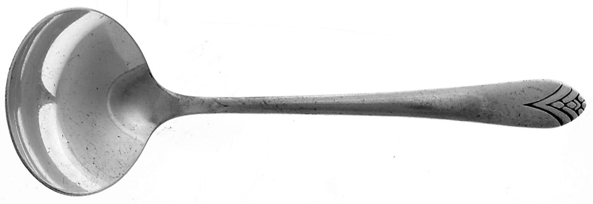 Elite (Silverplate, 1934) Round Bowl Soup Spoon (Bouillon) by International Silver-1