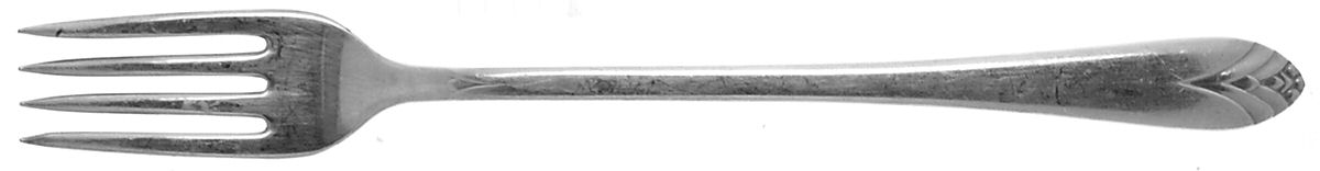 Elite (Silverplate, 1934) Grille Fork (Viande) by International Silver-1