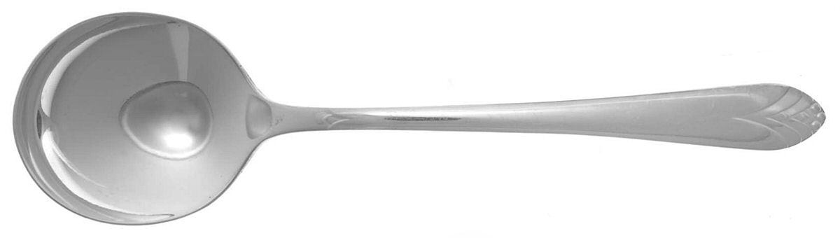 Elite (Silverplate, 1934) Round Bowl Soup Spoon (Gumbo) by International Silver-1