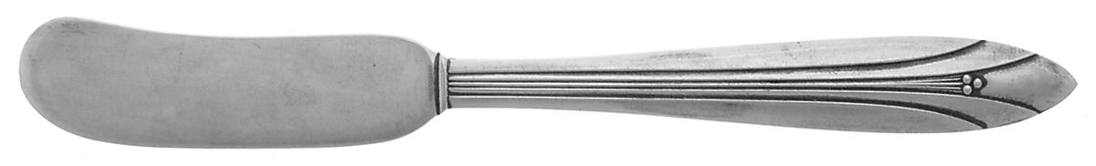Elsinore (Sterling) Flat Handle Butter Spreader by International Silver-1