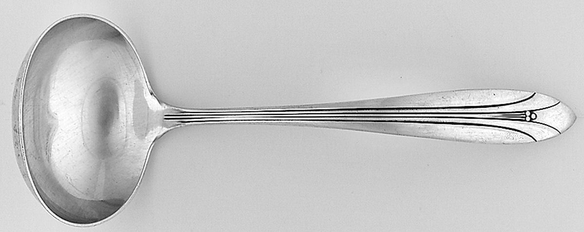 Elsinore (Sterling) Solid Gravy Ladle by International Silver-1