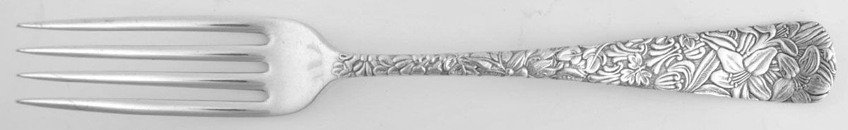 Embossed (Silverplate, 1882) Fork by International Silver-1