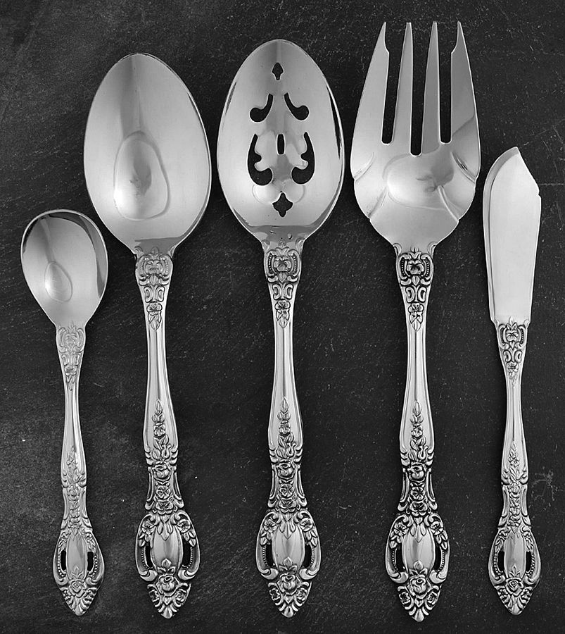 Embassy (Decorator Stainless) 5 Piece Hostess Set by International Silver-1