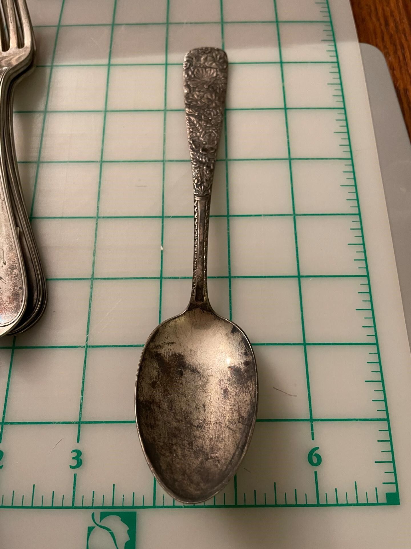 Embossed (Silverplate Place/Oval Soup Spoon by International Silver-1