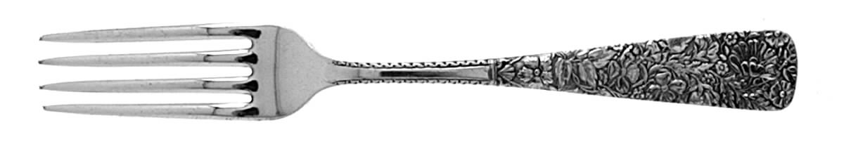 Embossed (Silverplate Fork by International Silver-1