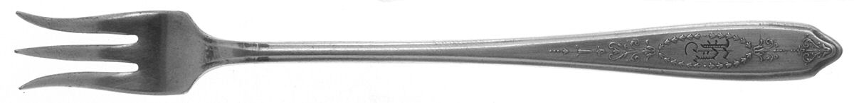 Empire (Silverplate, 1921) Cocktail/Seafood Fork by International Silver-1