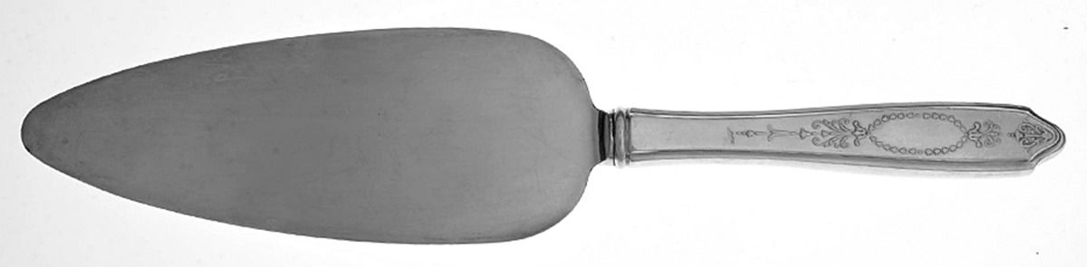 Empire (Silverplate, 1921) Pie Server with Silverplate Blade by International Silver-1