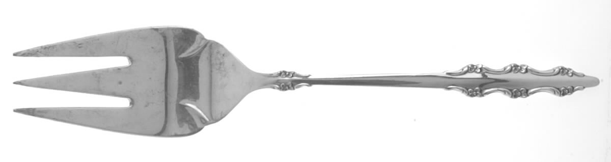 Empress (Silverplate, 1969) Large Solid Cold Meat Serving Fork by International Silver-1