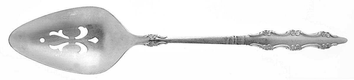 Empress (Silverplate, 1969) Pierced Tablespoon (Serving Spoon) by International Silver-1