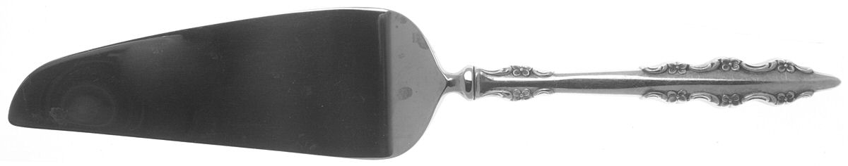 Empress (Silverplate, 1969) Pie & Cake Server with Stainless Blade by International Silver-1