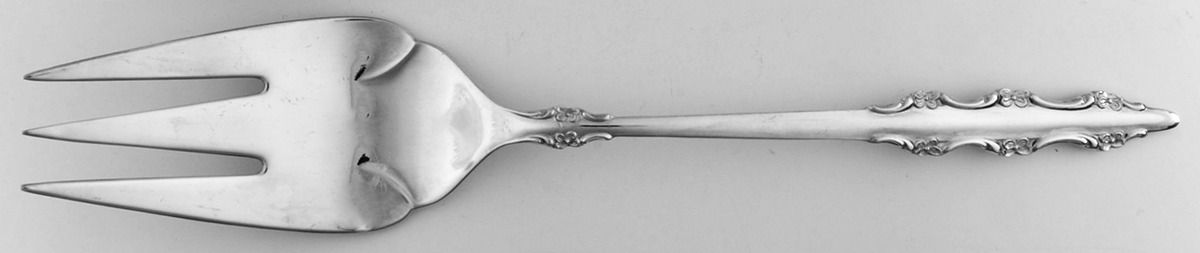 Empress (Silverplate, 1969) Solid Salad Serving Fork by International Silver-1