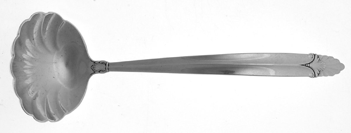 Empress (Sterling, 1932) Solid Piece Cream Ladle by International Silver-1