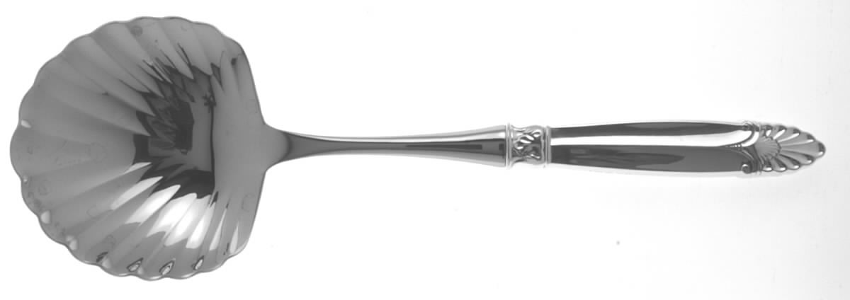 Empress (Sterling, 1932) Casserole Spoon with Stainless Shell Bowl by International Silver-1
