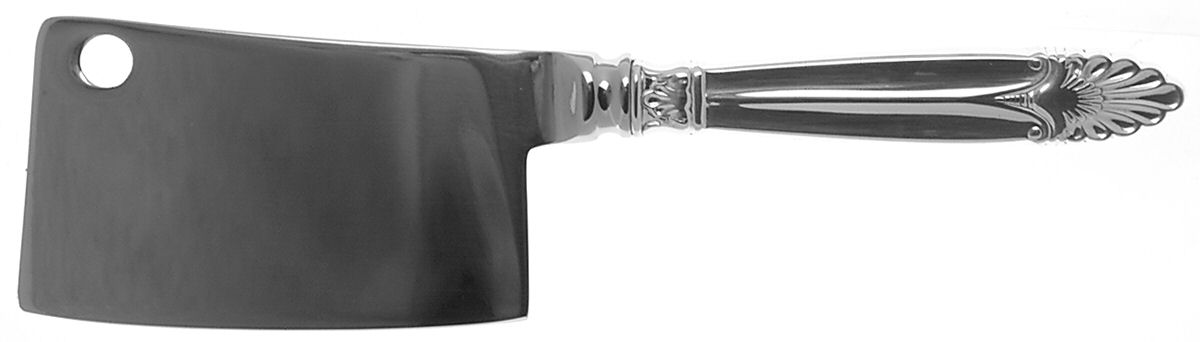 Empress (Sterling, 1932) Cheese Cleaver with Stainless Blade by International Silver-1