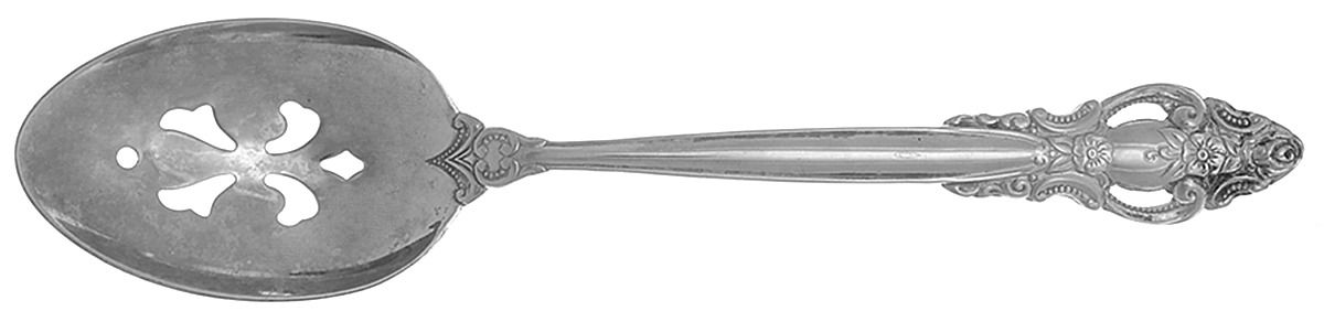 Empress (Silverplate, 1981) Pierced Tablespoon (Serving Spoon) by International Silver-1