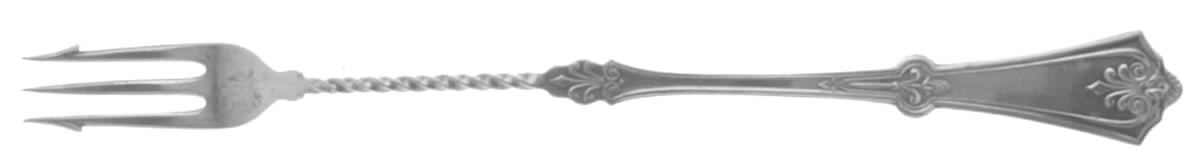 Empress (Silverplate) Long Handle Pickle/Olive Fork by International Silver-1