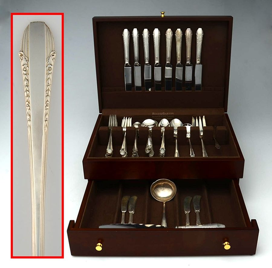 Enchantress (Sterling, 1937, No Monograms) 62 Piece Set by International Silver-1