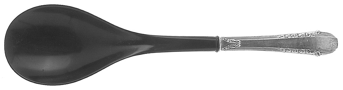 Enchantress (Sterling, 1937, No Monograms) Salad Serving Spoon with Plastic Bowl by International Silver-1
