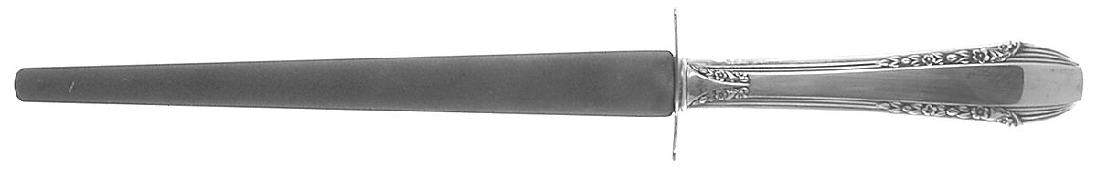 Enchantress (Sterling, 1937, No Monograms) Large Whetstone Rod Knife Sharpener by International Silver-1