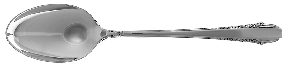 Enchantress (Sterling, 1937, No Monograms) Dessert/Oval Soup Spoon by International Silver-1