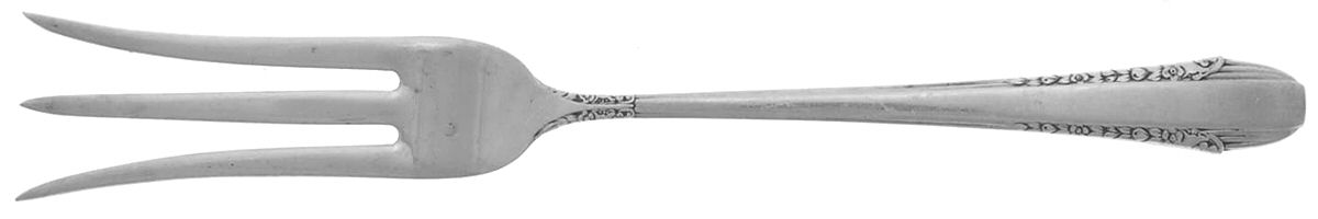 Enchantress (Sterling, 1937, No Monograms) Lemon Fork by International Silver-1