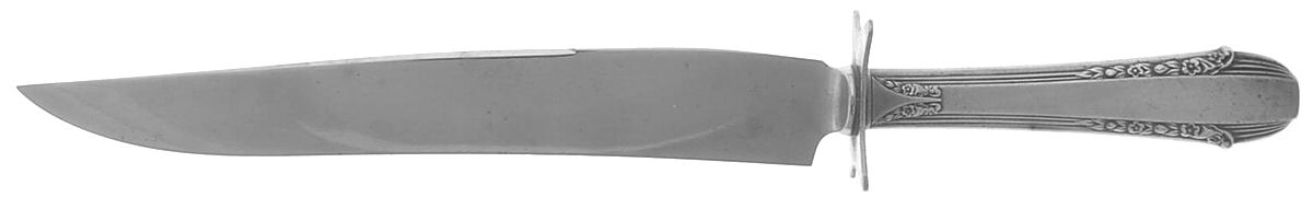 Enchantress (Sterling, 1937, No Monograms) Small Carving Knife Stainless Blade W/Sterling Gua by International Silver-1
