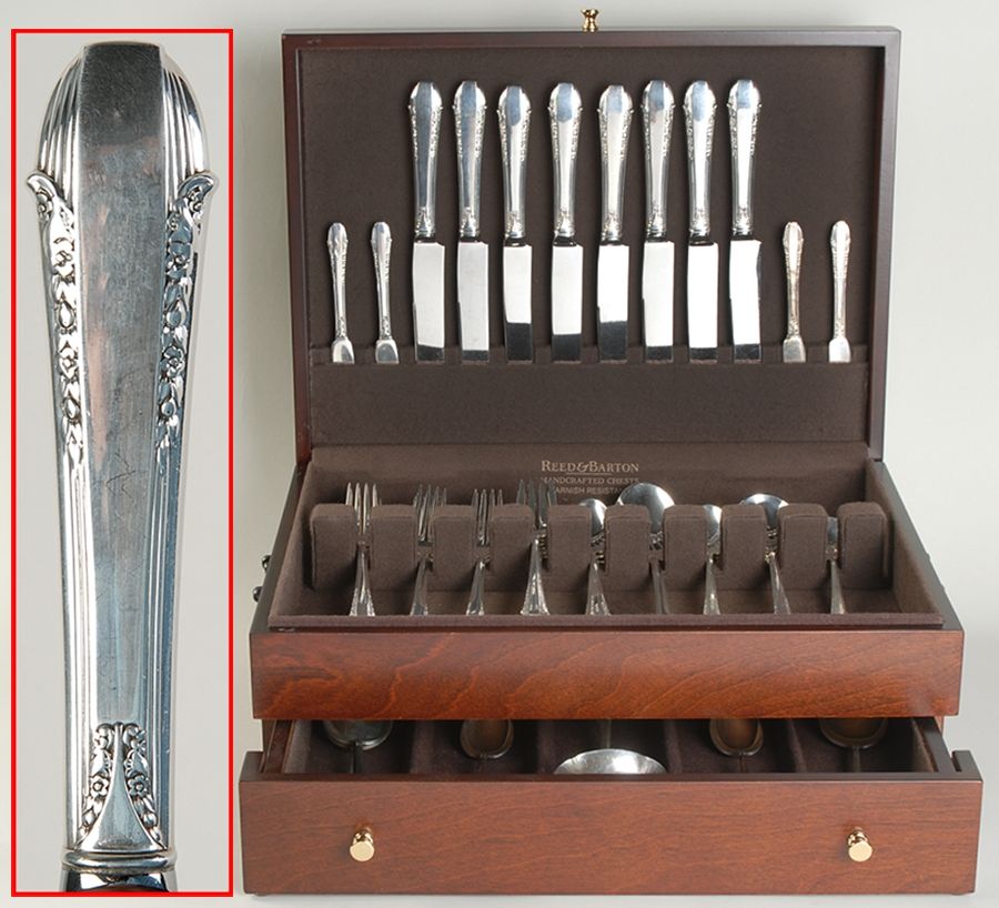 Enchantress (Sterling, 1937, No Monograms) 51 Piece Set by International Silver-1