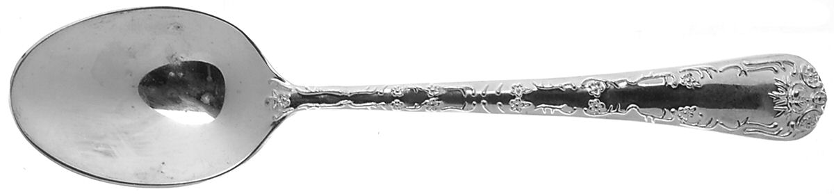 Enchanted Rose (Silverplate) Place/Oval Soup Spoon by International Silver-1