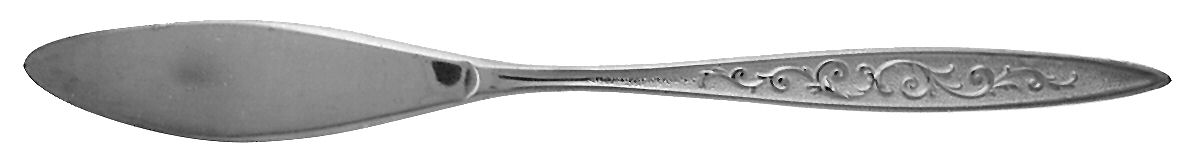 Esperanto (Silverplate, 1967) Flat Handle Butter Spreader by International Silver-1