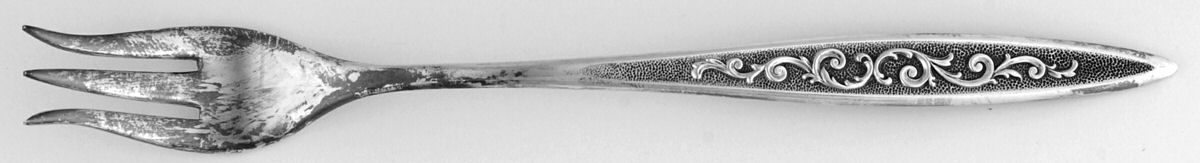 Esperanto (Silverplate, 1967) Short Handle Pickle/Olive Fork by International Silver-1