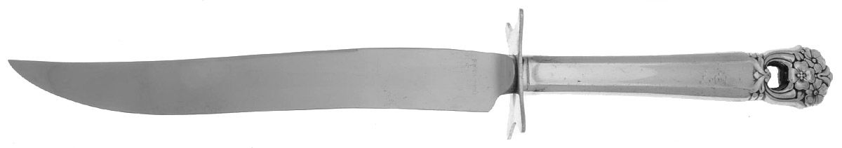 Eternally Yours (Silverplate, 1941) Large Stainless Blade Roast Carving Knife by International Silver-1