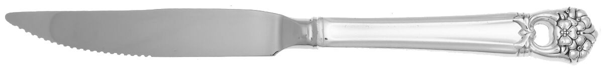 Eternally Yours (Silverplate, 1941) Steak Knife Individual Hollow, Serrate HC by International Silver-1