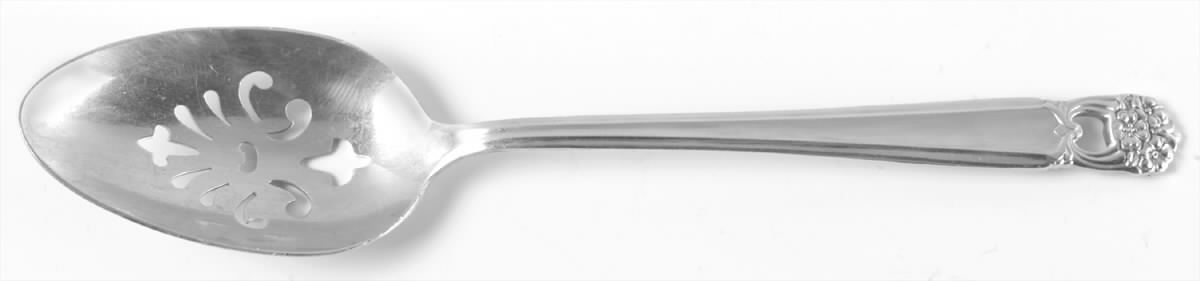 Eternally Yours (Silverplate, 1941) Pierced Tablespoon (Serving Spoon) by International Silver-1