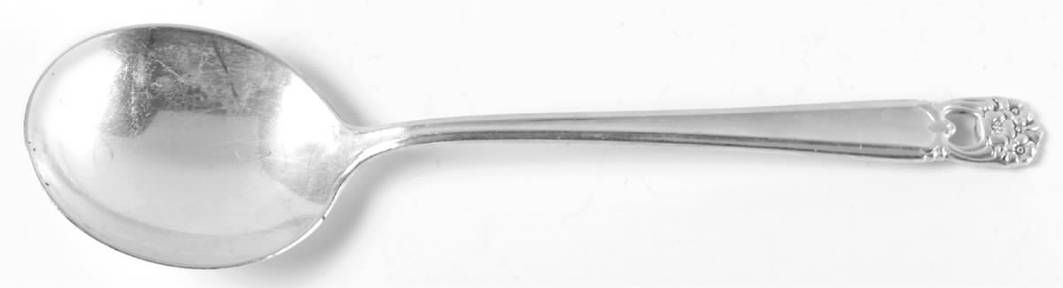Eternally Yours (Silverplate, 1941) Round Bowl Soup Spoon (Gumbo) by International Silver-1