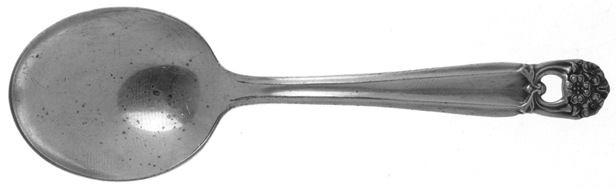 Eternally Yours (Silverplate, 1941) Straight Handle Baby Spoon by International Silver-1