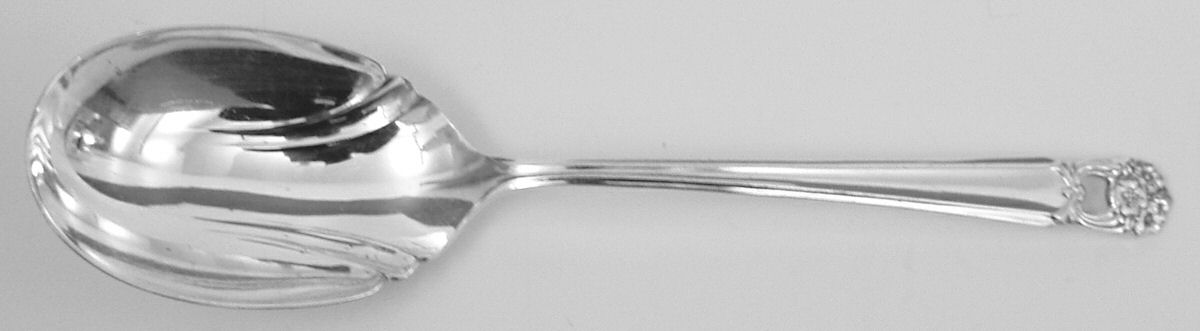 Eternally Yours (Silverplate, 1941) Solid Shell Casserole Spoon by International Silver-1
