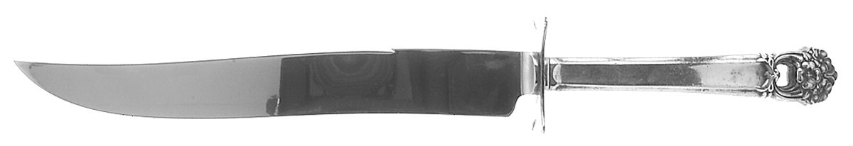 Eternally Yours (Silverplate, 1941) Large Stainless Blade Roast Carving Knife by International Silver-1