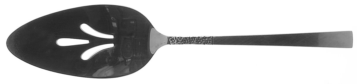 Evangeline (Stainless, Burnished) Pierced All Stainless Pie Server by International Silver-1