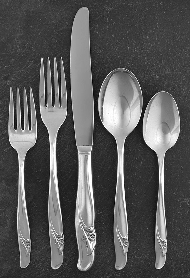 Exquisite (1957-Silverplate) 40 Piece Estate Set by International Silver-1