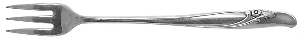 Exquisite (1957-Silverplate) Cocktail/Seafood Fork by International Silver-1