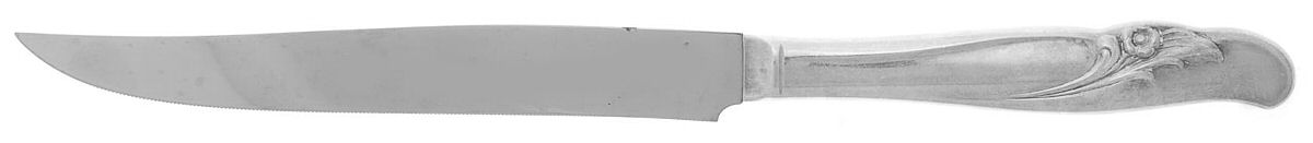 Exquisite (1957-Silverplate) Small Steak Carving Knife with Stainless Blade by International Silver-1