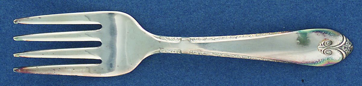Exquisite (Silverplate, 1940) Baby Fork by International Silver-1