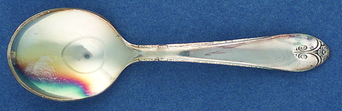 Exquisite (Silverplate, 1940) Straight Handle Baby Spoon by International Silver-1